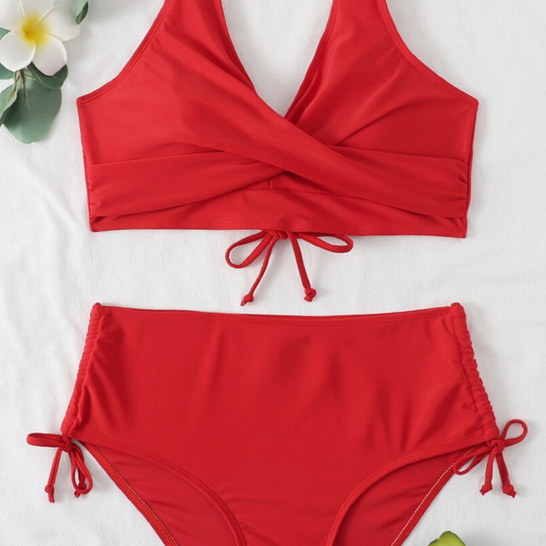 Elisa™️ | Voel je deze zomer zelfverzekerd en stijlvol met deze Bikini! - Rood-2XL -  Neomoda