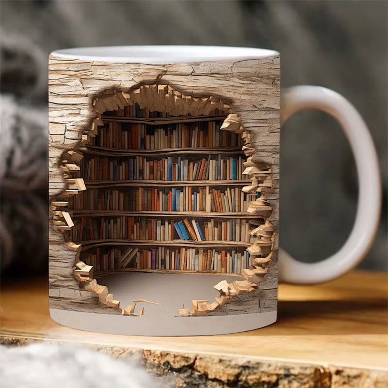 BookMug 3D™ | Uw Literaire Metgezel Beker - B -  Neomoda