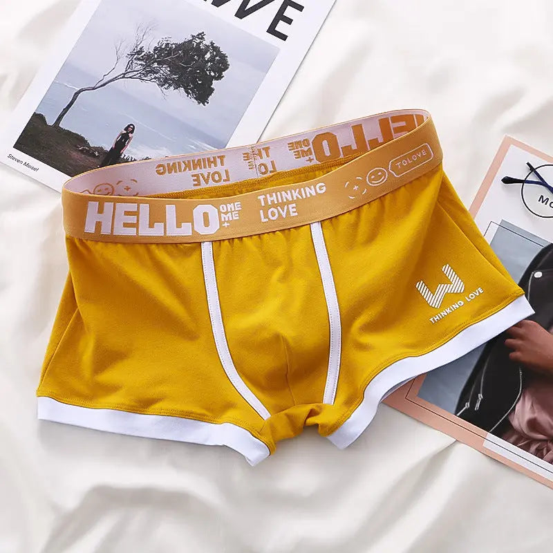 Tyson™ Hello Boxers voor Mannen - Geel-2XL -  Neomoda