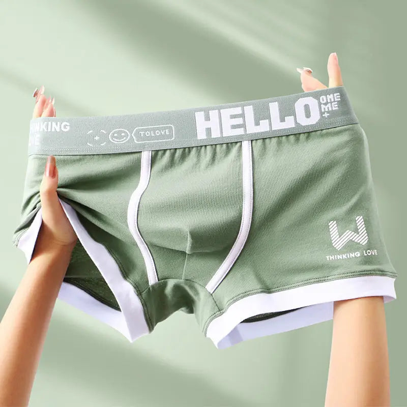 Tyson™ Hello Boxers voor Mannen - Groen-2XL -  Neomoda