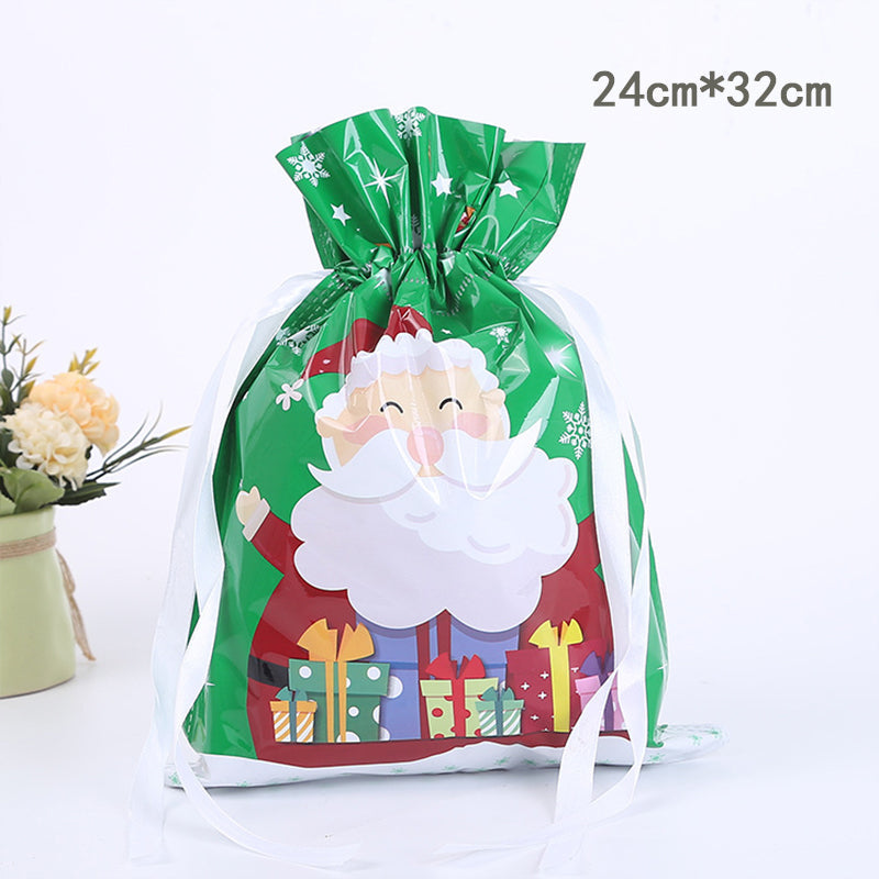 Christmas Drawstring Bag™ | Unieke Kerst cadeauverpakking - S-Sneeuwman-8-stuks -  Neomoda