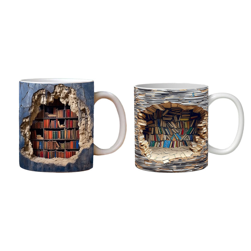 BookMug 3D™ | Uw Literaire Metgezel Beker - A-C -  Neomoda