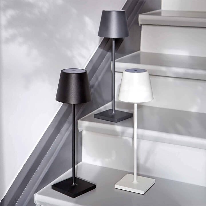 Trendy Wireless LED Lamp™ | Minimalistische Draadloze Regelbare Designlamp - Grijs -  Neomoda