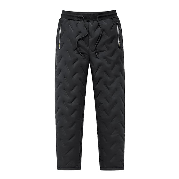 Charlie - Unisex fleece joggingbroek | 50% korting - Zwart-Recht-7XL-115-125-KG -  Neomoda