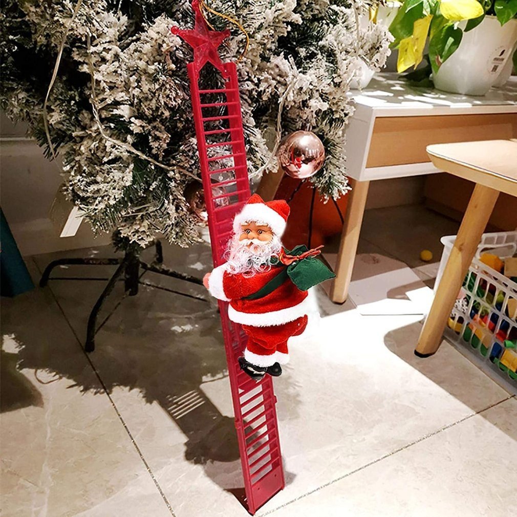 ClimbingSanta™️ | Santa Klimmen Muzikale Ladder - Rood -  Neomoda