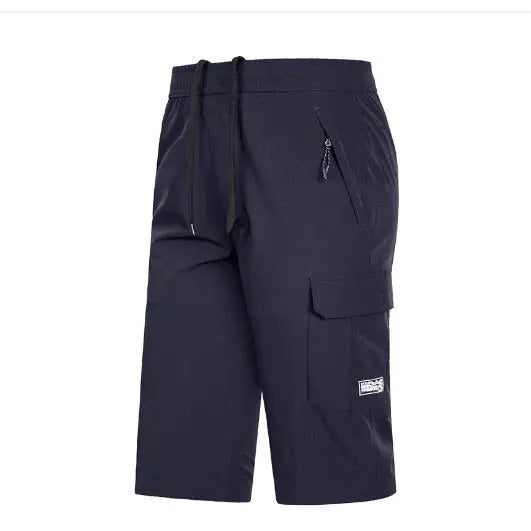 Ashford® | Snel drogende Cargo Shorts voor heren - Donkerblauw-8XL -  Neomoda