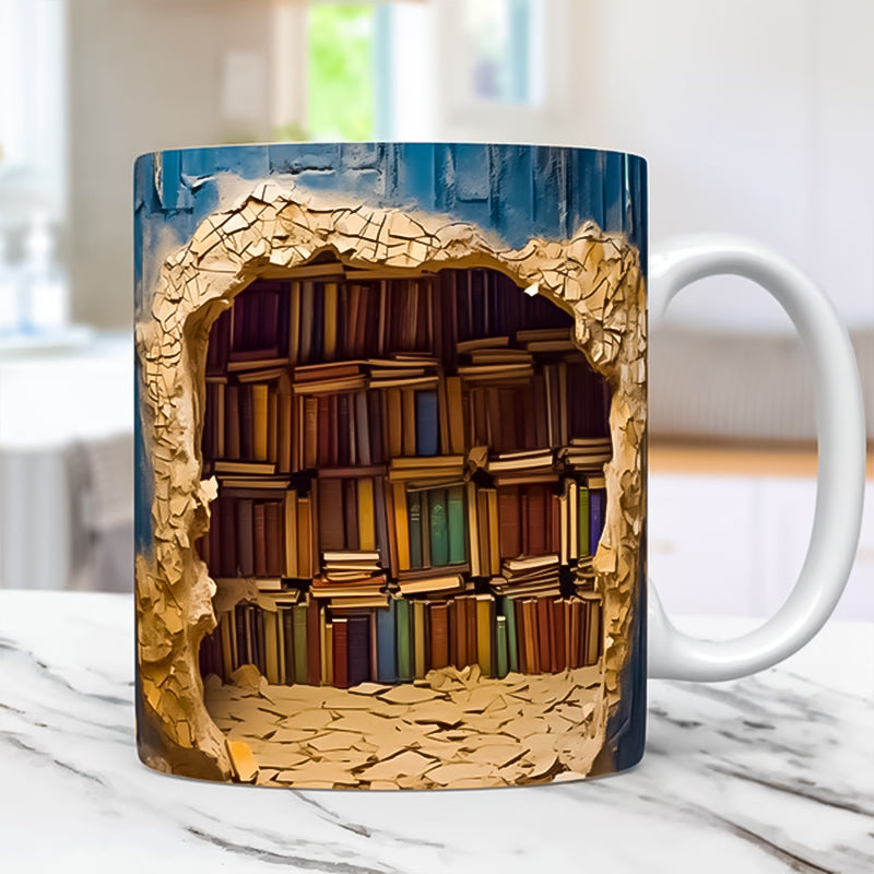 BookMug 3D™ | Uw Literaire Metgezel Beker - D -  Neomoda