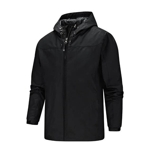 Hayden - Heren regenjack - Zwart-XL -  Neomoda