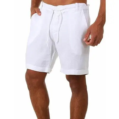 Men's Casual Lace-Up Shorts™ | Comfortabele shorts voor dagelijks gebruik - Wit-4XL-50-KORTING -  Neomoda