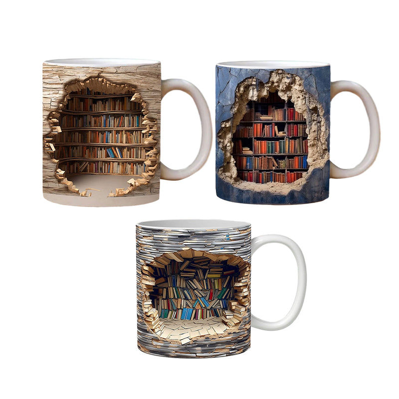 BookMug 3D™ | Uw Literaire Metgezel Beker - A-B-C -  Neomoda