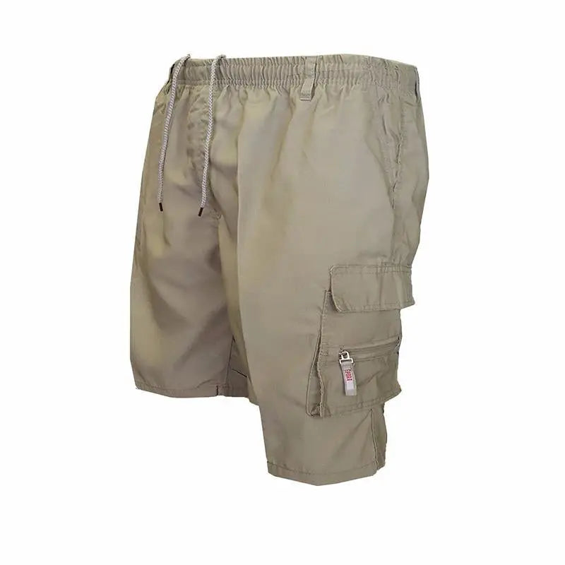 Stellan - Heren Shorts (1+1 GRATIS!) - Khaki-Offwhite-XXXL -  Neomoda