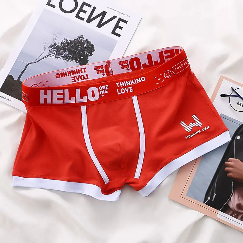 Tyson™ Hello Boxers voor Mannen - Rood-3XL -  Neomoda