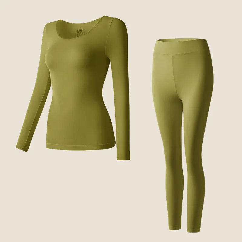 Halura™️ | Warmte in Stijl met Thermisch Ondergoed Set - Groen-XL-143-187-lb-65-85-kg -  Neomoda