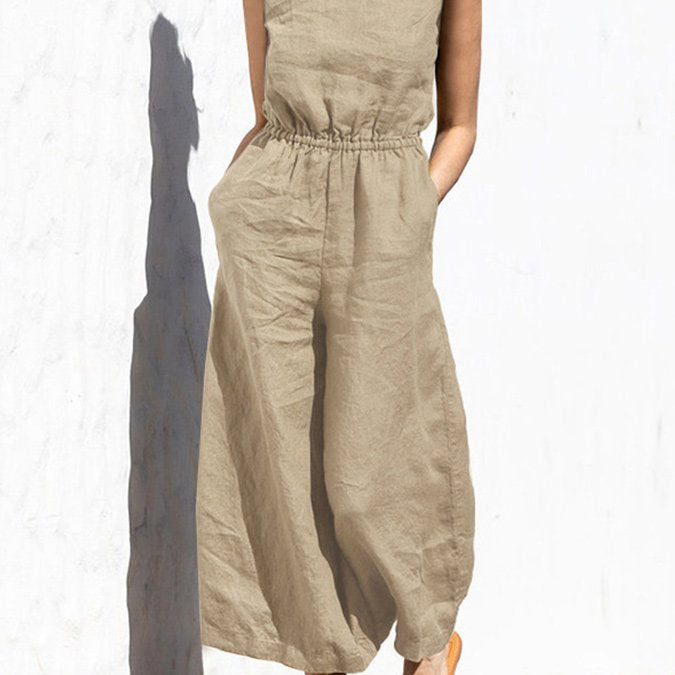 Carolina™️ | Comfy Jumpsuit voor vrouwen - Khaki-5XL -  Neomoda