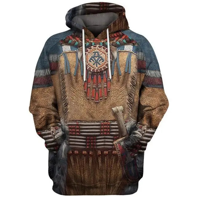 Rani™ Native American Hoodie - Patroon-5-5XL -  Neomoda