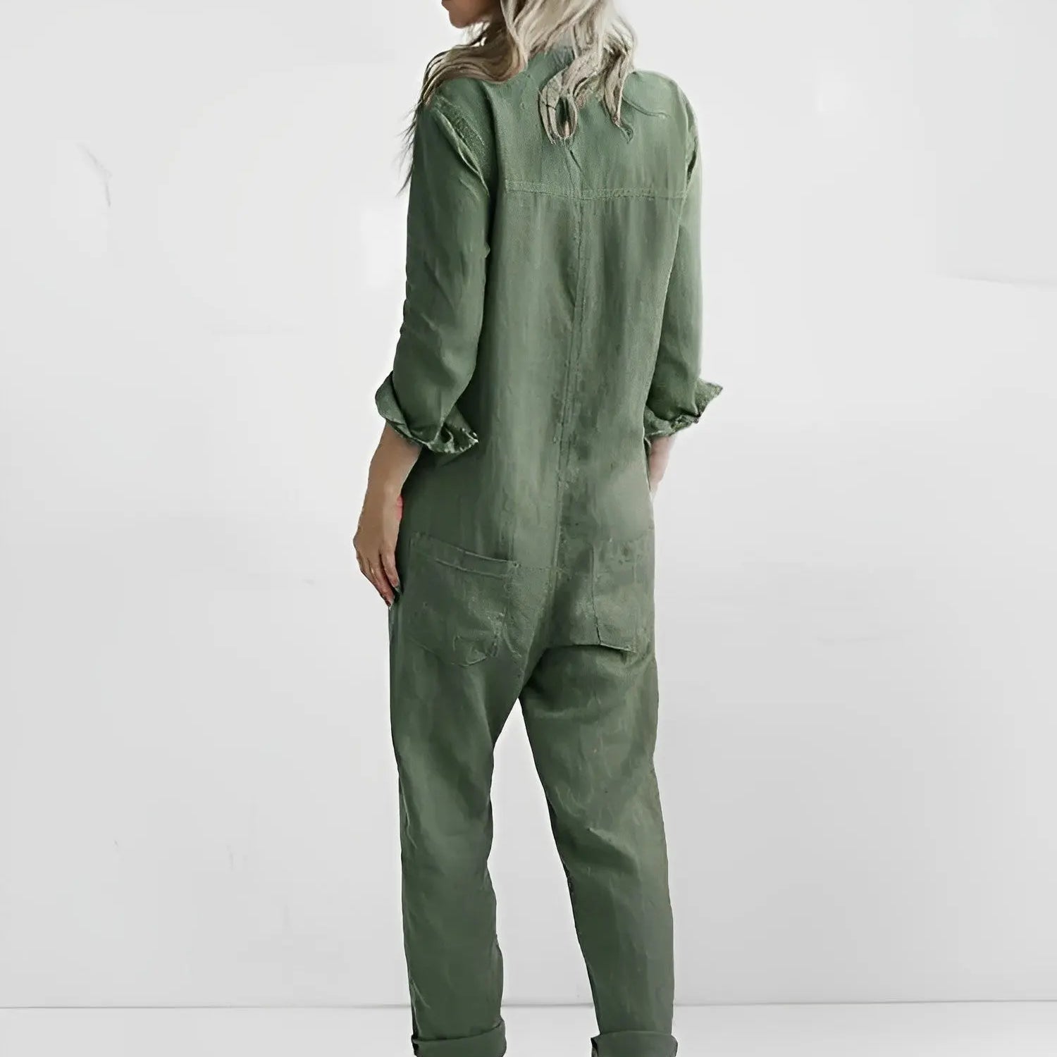 MAEVA - Smaragdgroene Elegantie Jumpsuit -  -  Neomoda