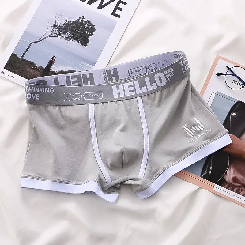 Tyson™ Hello Boxers voor Mannen - Grijs-3XL -  Neomoda