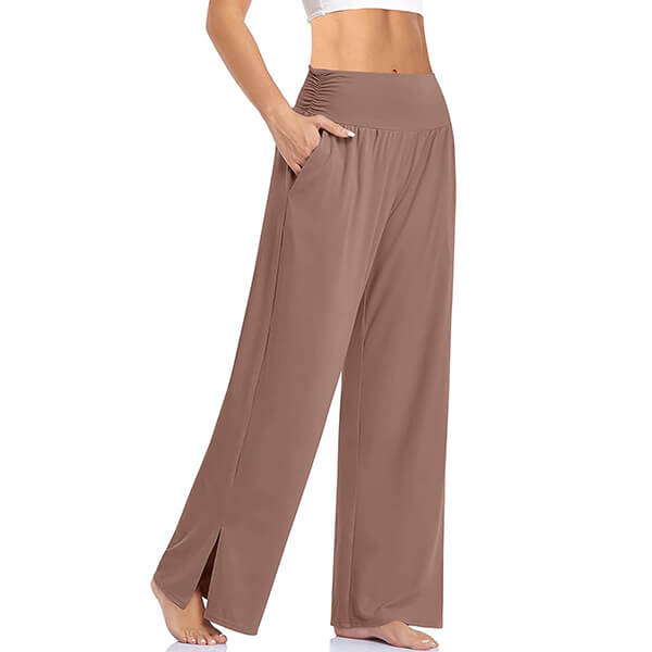 Mia™️ | Vind innerlijke rust in onze comfortabele Yoga Broek - Lichte-koffie-2XL -  Neomoda