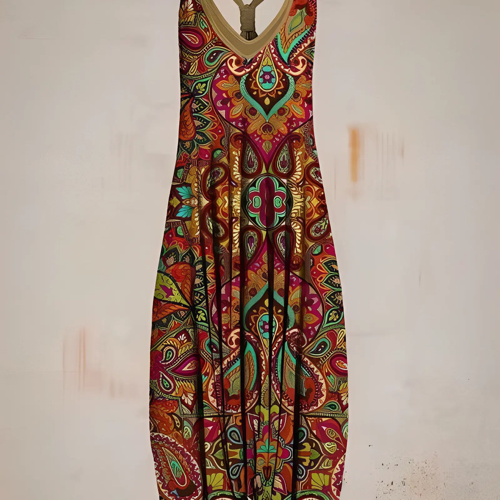 Evie - Casual jumpsuit in bohemian stijl - Model-Bloem6-3XL -  Neomoda