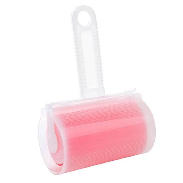 Sticky Roller™ | Herbruikbare gel pluisjes en haren reiniger - Roze-8-Rollen-Meest-populair -  Neomoda