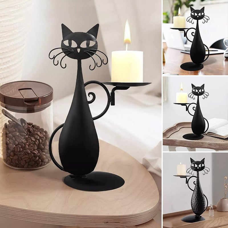 Black Cat Magic™️ | Mystiek Ambiance Creëren met Kandelaar Decor -  -  Neomoda