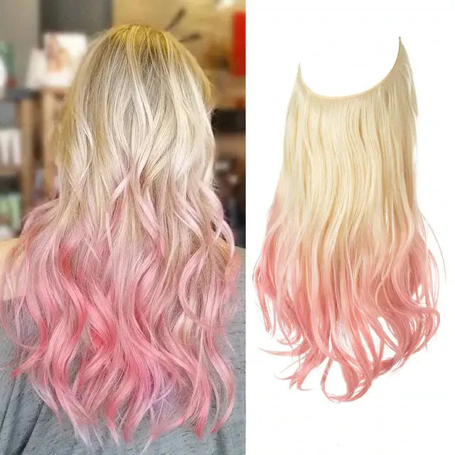 WavyTresses™ | Synthetische Haarextensies - 18-Inch-95-Gram-Naar-Roze -  Neomoda