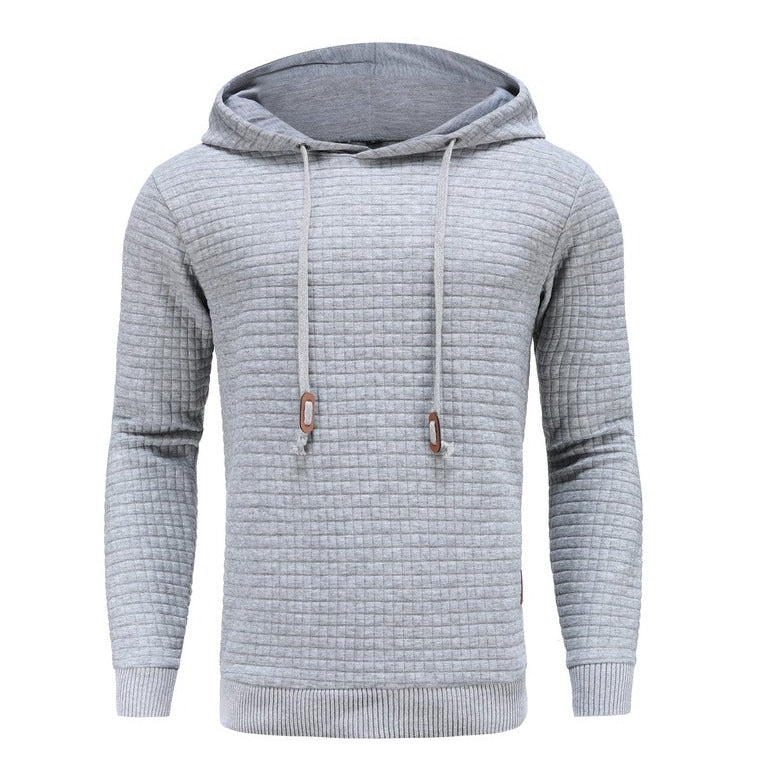 Ronan - Heren Hoodie - Lichtgrijs-4XL -  Neomoda