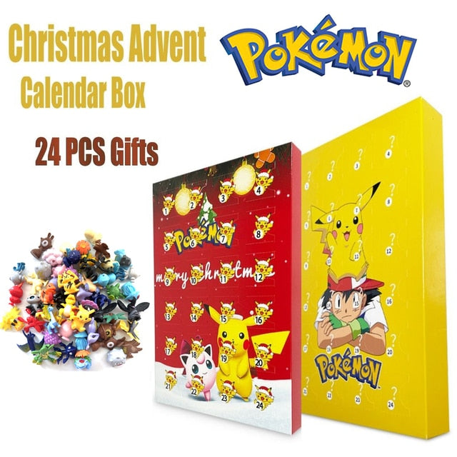 Pokémon Advent™️ | Vreugdevolle Pokémon Ontdekking met Adventskalender - 24-stuks-Rode-kerstdoos -  Neomoda