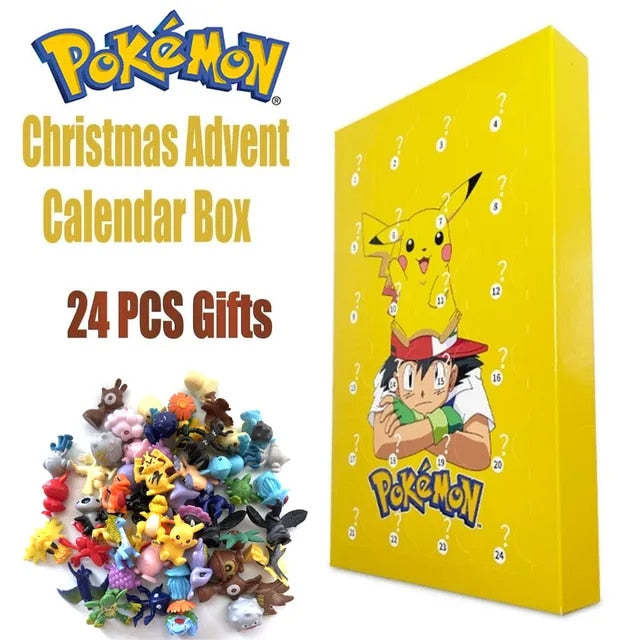 Pokémon Advent™️ | Vreugdevolle Pokémon Ontdekking met Adventskalender - 24-stuks-Rode-kerstdoos-24-stuks-Gele-doos -  Neomoda