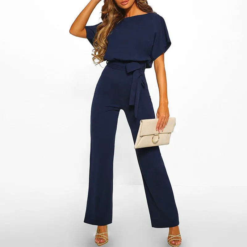 Quinn™ - Strakke en chique jumpsuit - Donkerblauw-3XL -  Neomoda