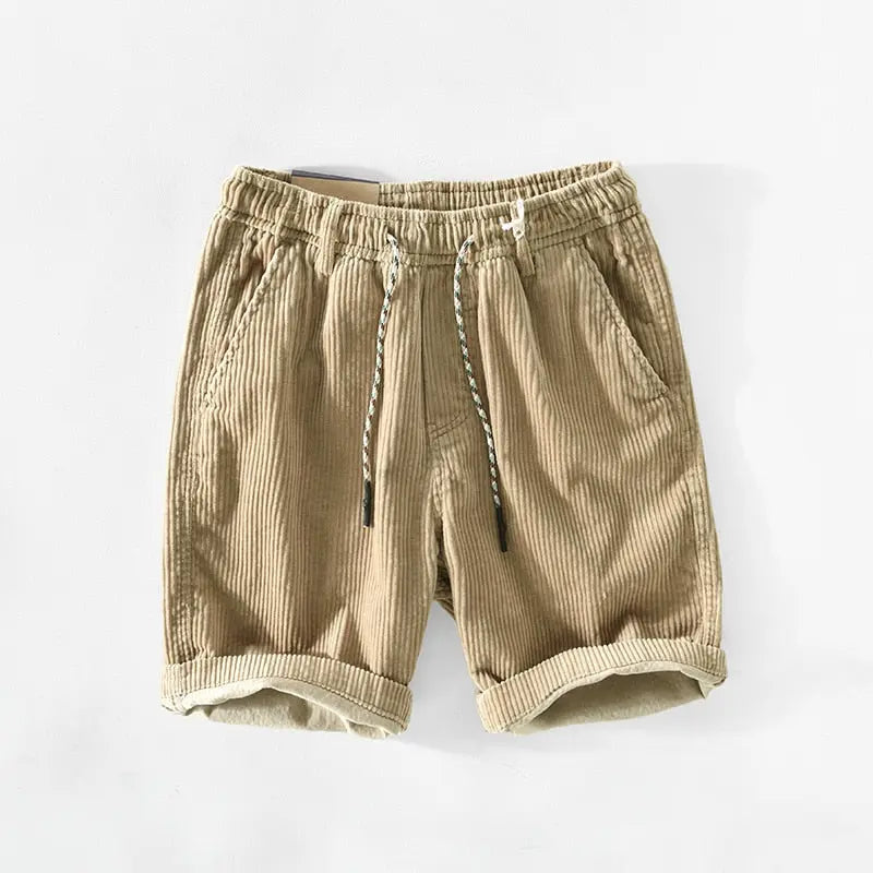 Roland | Comfy Katoenen Zomershort - Beige-XXXL-Niet-op-voorraad -  Neomoda