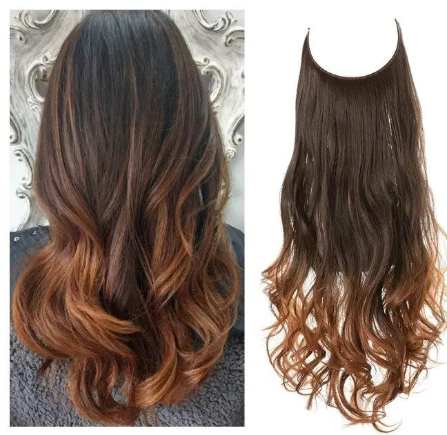 WavyTresses™ | Synthetische Haarextensies - 18-Inch-95-Gram-Donkerbruin-Tot-Koperbruin -  Neomoda