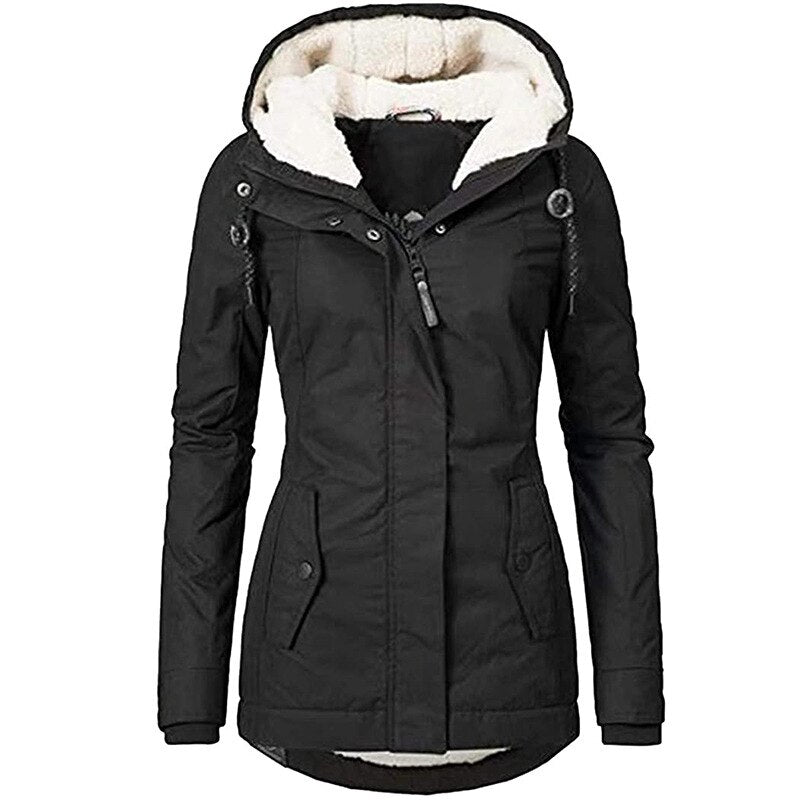 Parka Winter Coat™ | Stijlvolle Winterjas voor vrouwen - Zwart-XXL -  Neomoda