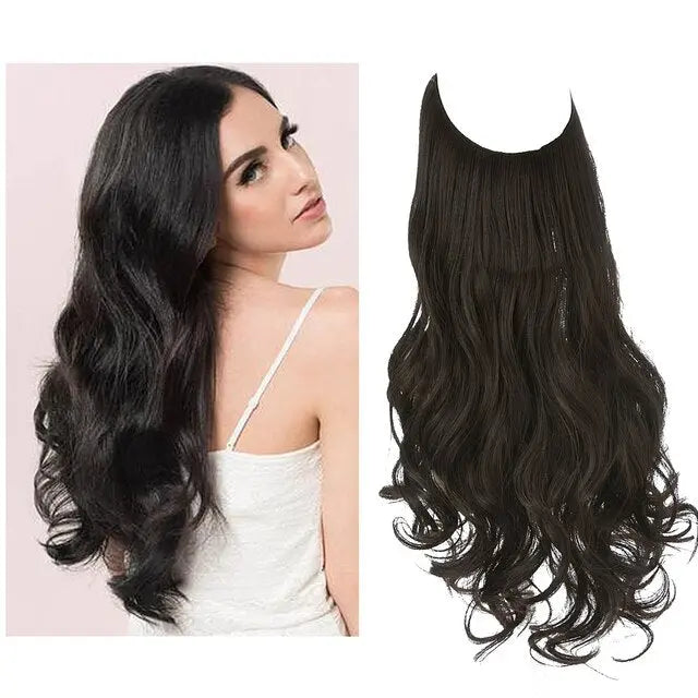 WavyTresses™ | Synthetische Haarextensies - 18-Inch-95-Gram-Zwartbruin -  Neomoda