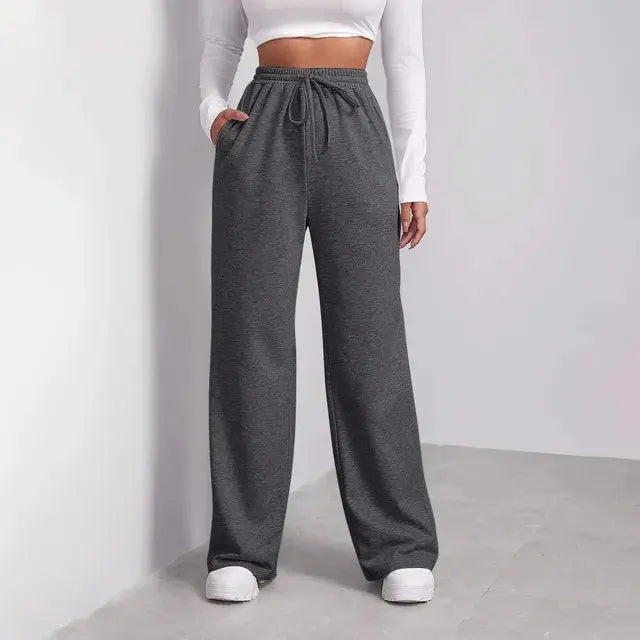 Veala | Trendy Joggingbroek met Stijlvolle Pasvorm voor Dames - Donker-Grijs-2XL -  Neomoda