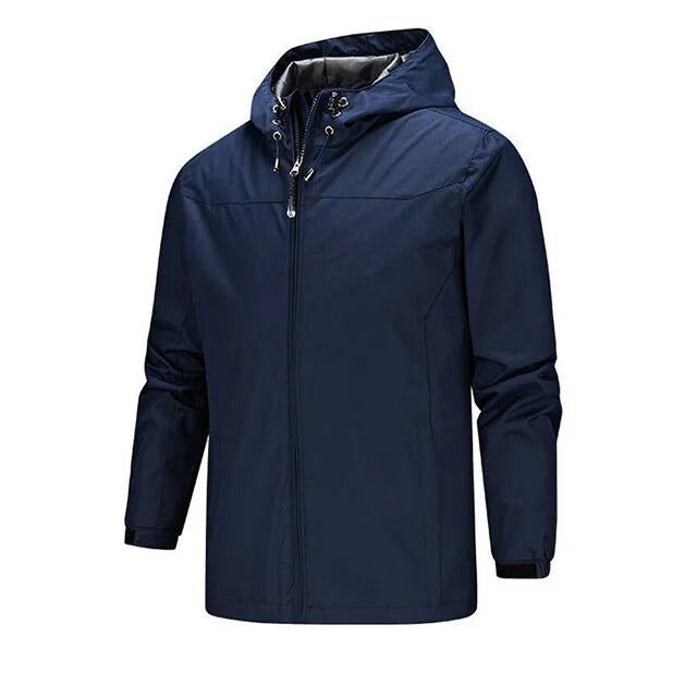 Hayden - Heren regenjack - Donkerblauw-XL -  Neomoda