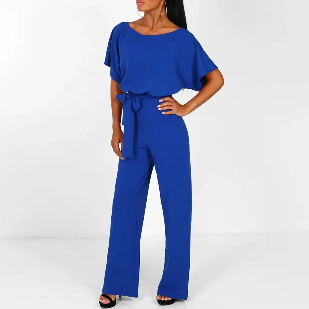 Quinn™ - Strakke en chique jumpsuit - Blauw-3XL -  Neomoda