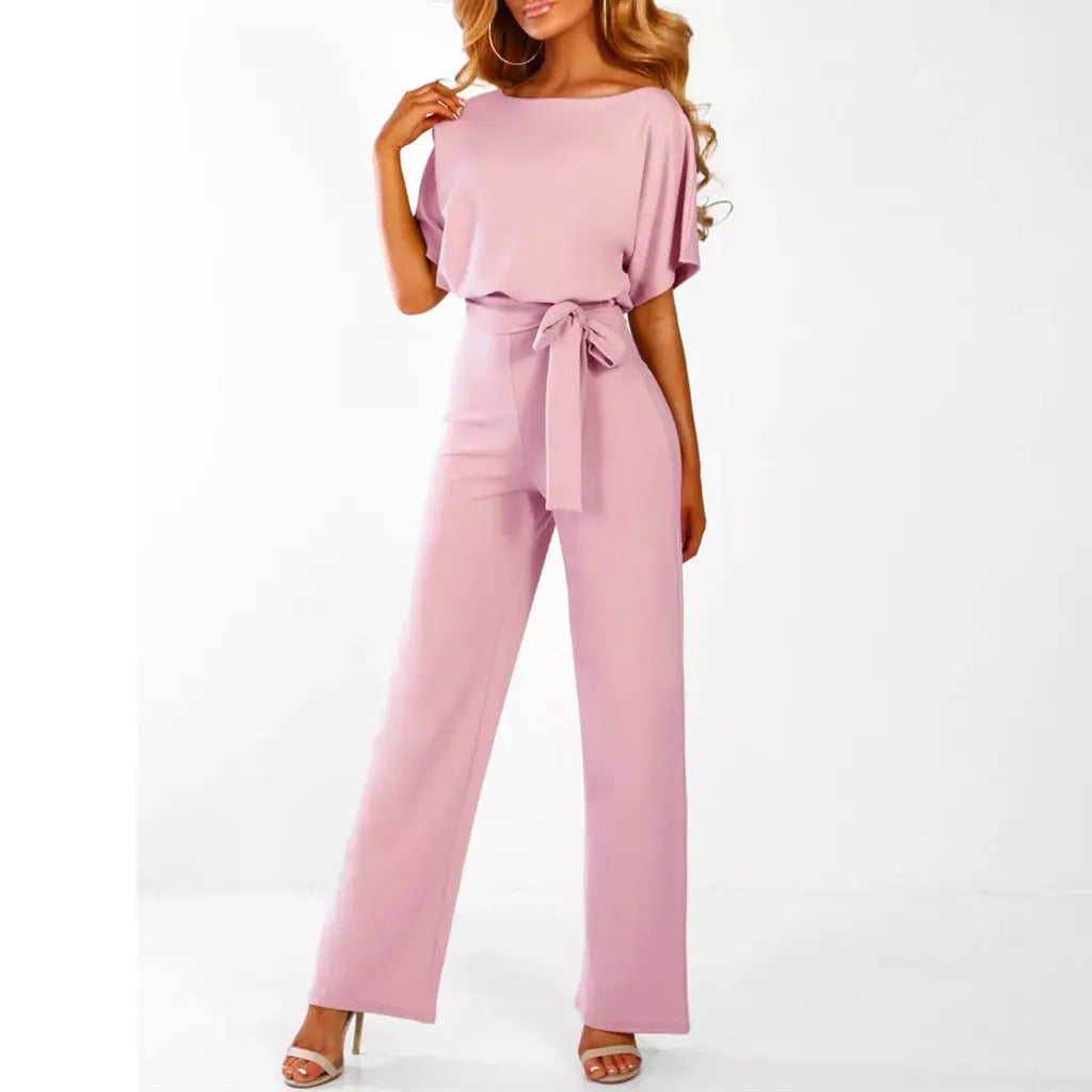 Quinn™ - Strakke en chique jumpsuit - Roze-3XL -  Neomoda