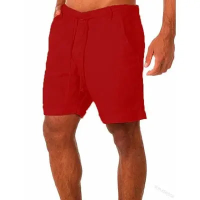 Men's Casual Lace-Up Shorts™ | Comfortabele shorts voor dagelijks gebruik - Rood-4XL-50-KORTING -  Neomoda