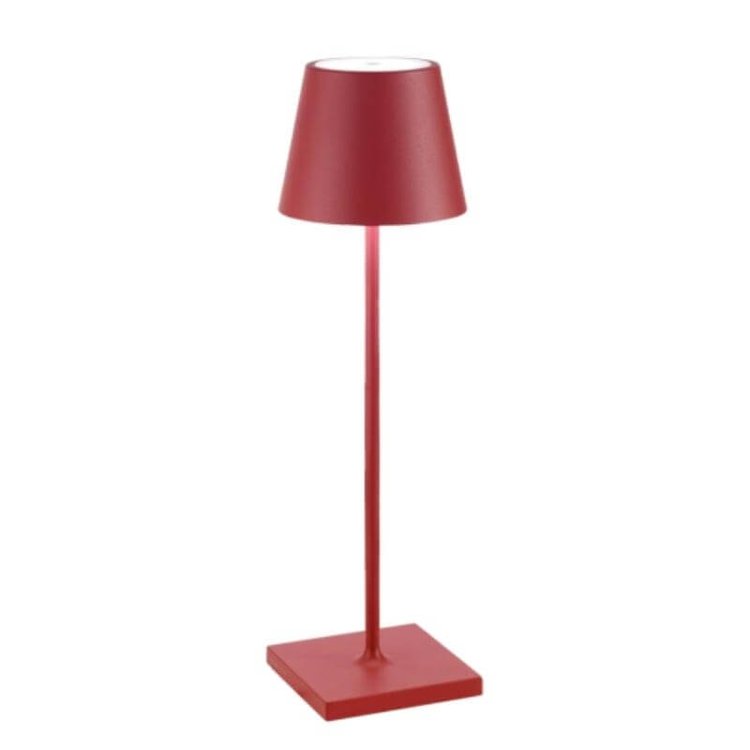 Trendy Wireless LED Lamp™ | Minimalistische Draadloze Regelbare Designlamp - Wijnrood -  Neomoda