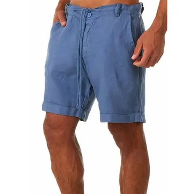 Men's Casual Lace-Up Shorts™ | Comfortabele shorts voor dagelijks gebruik - Blauw-4XL-50-KORTING -  Neomoda