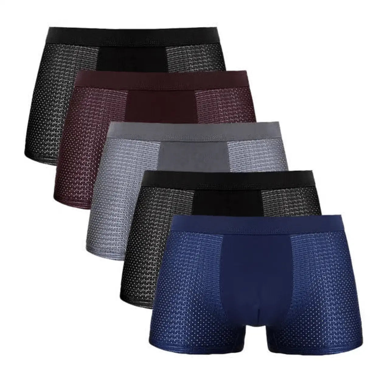 Sawyer | Bamboe Boxers - 2-Zwart-1-Blauw-1-Rood-1-Grijs-3XL-Niet-op-voorraa -  Neomoda