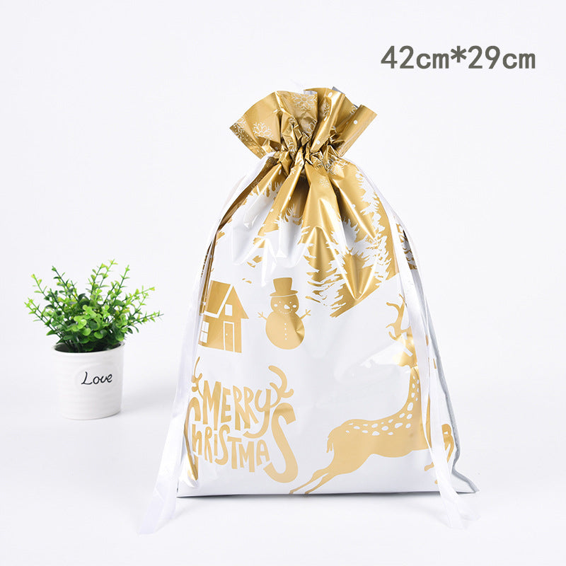 Christmas Drawstring Bag™ | Unieke Kerst cadeauverpakking - M-Hert-8-stuks -  Neomoda