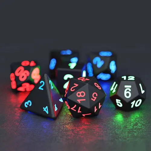 Luminous Chargeable Dice Set™ | Magische oplichtende dobbelstenen -  -  Neomoda