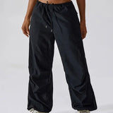 Veala | Trendy Cargo Sweatpants voor Vrouwen - Zwart-L -  Neomoda