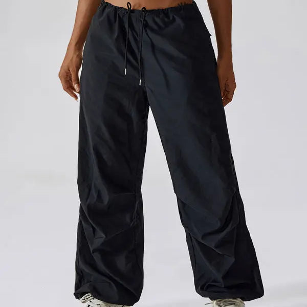 Veala | Trendy Cargo Sweatpants voor Vrouwen - Zwart-L -  Neomoda