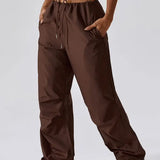 Veala | Trendy Cargo Sweatpants voor Vrouwen - Koffie-L -  Neomoda