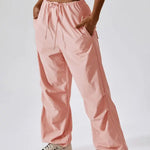 Veala | Trendy Cargo Sweatpants voor Vrouwen - Roze-L -  Neomoda