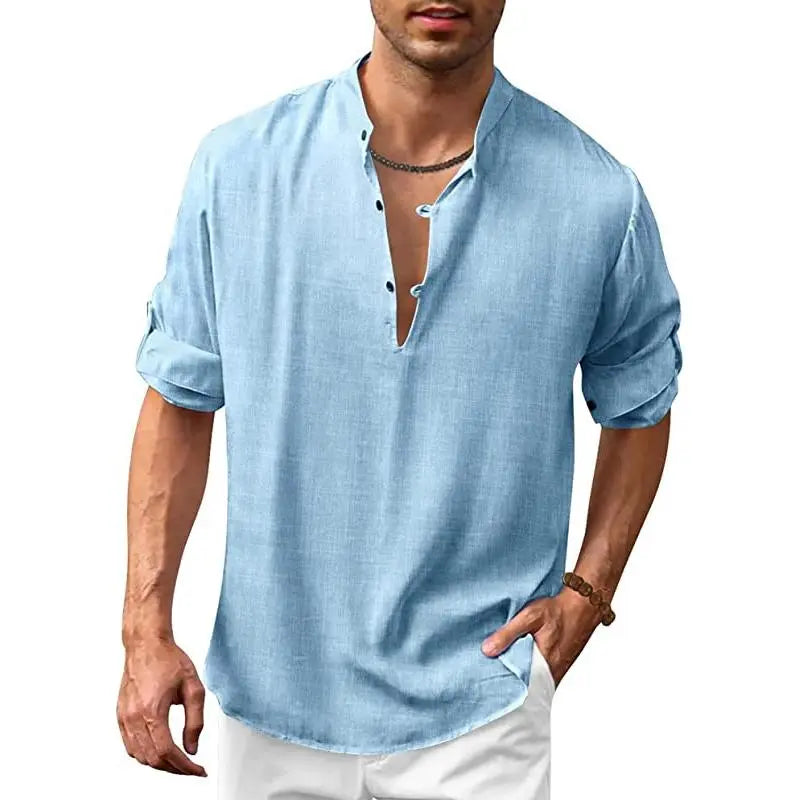 Crispin™️ | De perfecte blouse om deze zomer indruk mee te maken - Blauw-2XL -  Neomoda