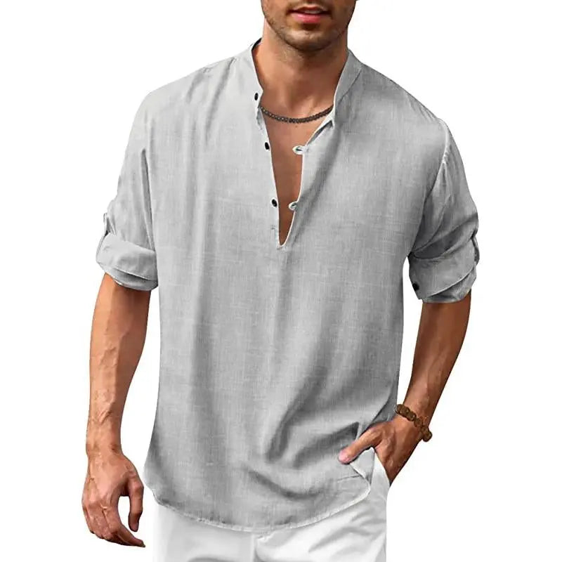 Crispin™️ | De perfecte blouse om deze zomer indruk mee te maken - Grijs-2XL -  Neomoda
